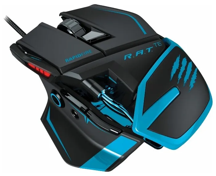 Мышь Mad Catz R.A.T. TE Gaming Mouse for PC and Mac Matte Black USB, количество отзывов: 7