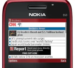 Отзыв на Смартфон Nokia E63: отличный, внешний, слабый, громоздкий