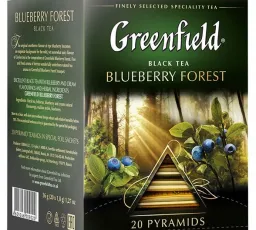 Чай черный Greenfield Blueberry Forest в пирамидках, количество отзывов: 10