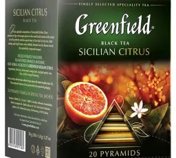 Чай черный Greenfield Sicilian Citrus в пирамидках, количество отзывов: 3