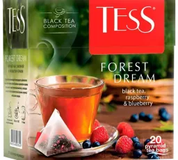 Чай черный Tess Forest dream в пирамидках, количество отзывов: 10