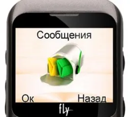 Отзыв на Телефон Fly Ezzy4: простой, чёрный, гладкий, яркий